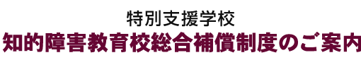 知的障害教育校総合補償制度